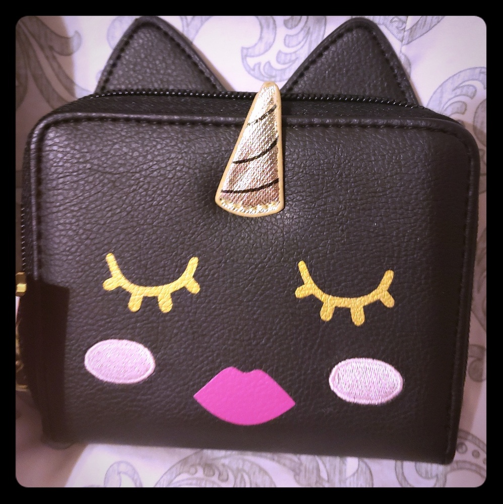 Betsy Johnson wallet, cute unicorn wallet, NWT